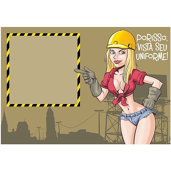 Cartão Erótico - Esta noite você vai fazer hora extra!