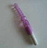 Plug Vibrador com Bolinhas Estimulantes